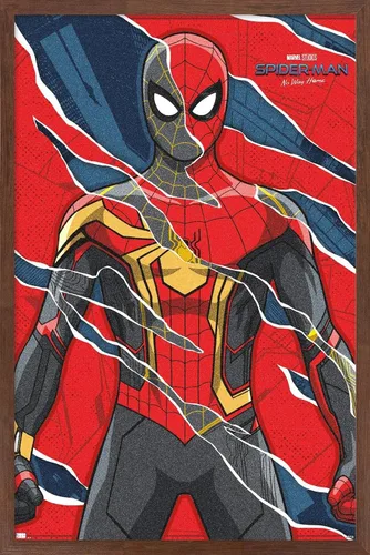 Miniatura 15 de Trends International Marvel Spider-Man: No Way Home - Póster de pared triturado, 22.4 pulgadas de largo x 14.7 W, versión premium sin marco