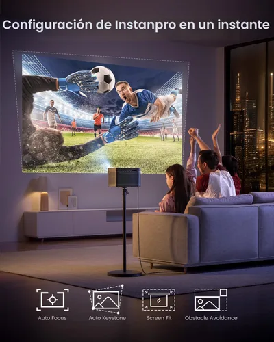 Miniatura 5 de Dangbei Proyector láser DBOX02 4K GTV, 2450 lúmenes ISO, licencia oficial de Netflix, Blu-ray 3D, proyector de cine en casa con WiFi y Bluetooth