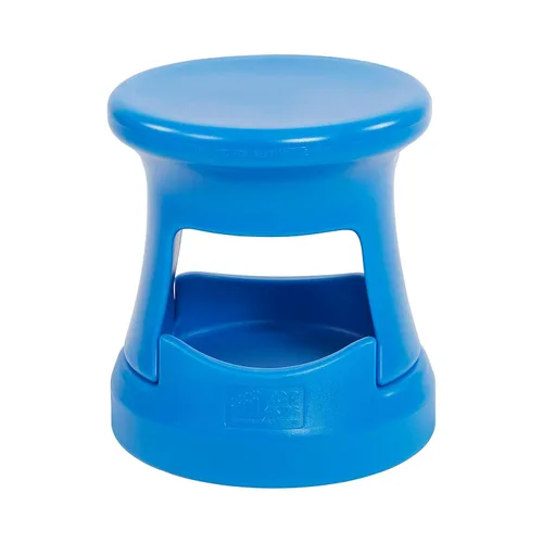 Miniatura 20 de ECR4Kids Taburete tambaleante de almacenamiento activo, altura del asiento de 15 pulgadas, muebles para niños, color negro