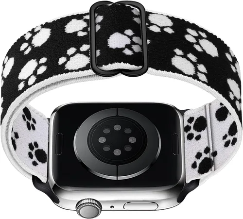 Miniatura 5 de Correas elásticas de nailon compatibles con Apple Watch de 1.496 pulgadas, 1.575 pulgadas, 1.614 pulgadas, 1.654 pulgadas, 1.732 pulgadas, 1.732