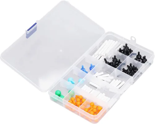 Kit de modelo molecular de química, color vibrante fácil de desmontar Modelo de estructura molecular PP educativo interesante para la clase