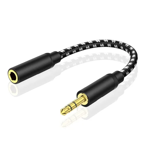 Miniatura 7 de TNP AUX - Cable de extensión para auriculares de 0.138 in (3 pies), extensor macho a hembra, adaptador de conector de enchufe auxiliar de audio