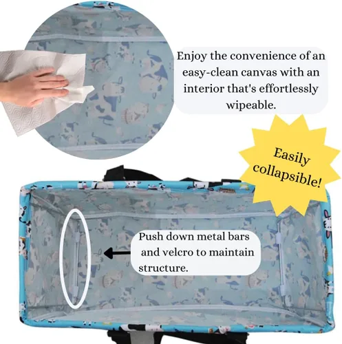 Miniatura 188 de NGIL Bolsa de comestibles reutilizable extra grande plegable de gran tamaño para comestibles, almacenamiento, picnic, playa, Bronco-negro occidental