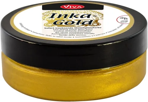 Miniatura 20 de Viva Decor Inka Gold Gilding Wax2.3 oz (violeta) - Pasta de pulido metálica a base de cera de fácil aplicación. Brillo metálico de secado rápido