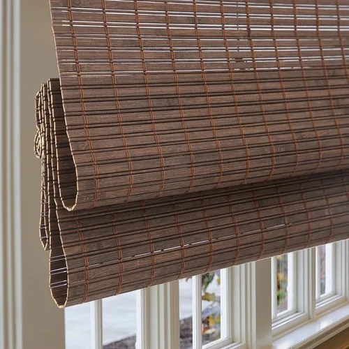 Miniatura 10 de Sunbox Persiana Romana de Bambú Inalámbrica, Persianas Romanas de Madera Tejida, Persianas de Bambú Natural con Filtrado de Luz para Ventanas