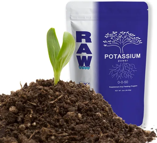 Miniatura 4 de RAW Potasio 2 oz – Fuente de nutrientes soluble en agua de alto potasio para plantas – Ideal para uso en jardín y cultivo de verduras – Floración