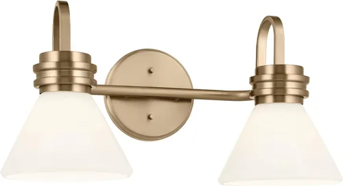 Miniatura 7 de Kichler Farum 55153CH - Aplique de pared de 1 luz de 7.25 pulgadas con cristal ópalo en cromo, para chimenea, cocina, dormitorio, pasillo o tocador