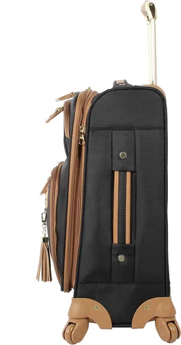 Miniatura 3 de Steve Madden Colección de equipaje de diseñador Maleta ligera y expandible para hombres y mujeres Bolsa de transporte duradera de 20 pulgadas