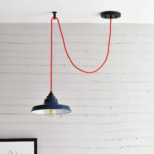 Miniatura 6 de BRIGHTTIA Kit moderno de toldo poco profundo de 5 pulgadas con herrajes, negro mate, conversión de luz colgante para enchufar a cable duro, piezas
