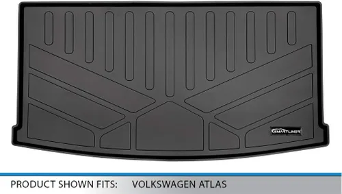 Miniatura 3 de Maxliner - Alfombrilla para todo tipo de clima, para carga, detrás de la tercera fila, para Volkswagen Atlas 2018-2025 2-Negro