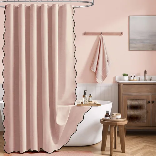 Miniatura 11 de BTTN Lino Crema Festoneado 36x72