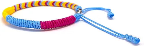 Miniatura 2 de LAMIBEE Pulsera de Orgullo, pulsera de polietileno, LGBTQA+ Orgullosamente Love Boho Estilo Pulsera de Muñequera, Pulsera de cuerda de surfista