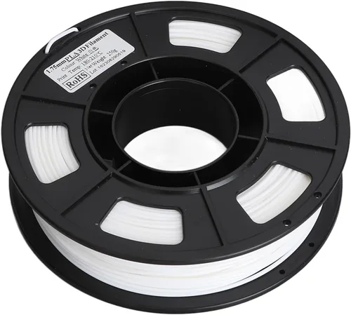 Miniatura 8 de Tyenaza Filamento de impresora 3D, blanco de 0.069 in, 8.8 onzas, peso neto de 180 a 410.0 °F para reemplazo de recarga de impresión 3D