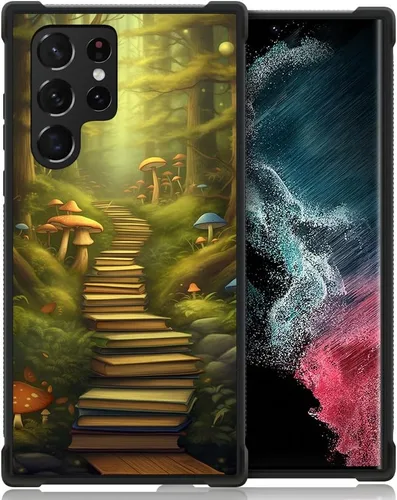 Miniatura 67 de Funda compatible con Samsung Galaxy S22 Ultra, diseño de calavera de dedo medio, diseño increíble a prueba de golpes, antiarañazos, carcasa trasera