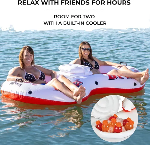 Miniatura 2 de Pittman Outdoors - Inflatable Tubes for Floating on Rivers, Lakes or Pools - 1 & 2 Person Double River Tube for Floating & Inflatable River Tubes
