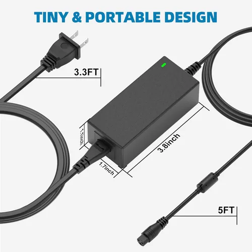Miniatura 5 de Powseed Cargador universal para portátil de 65 W, USB C, para MacBook Dell, HP, Lenovo, Acer, Chromebook, Asus, Samsung, Sony, Toshiba, Gateway