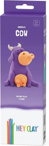 HEY CLAY Arcilla de secado al aire con divertida aplicación interactiva, juego de arcilla para modelar y manualidades para niños de 3 a 8 años,