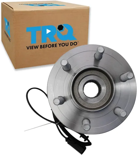 Miniatura 37 de TRQ Cojinete de rueda delantera y conjunto de cubo con sensor ABS compatible con Toyota Sequoia 2008-2022 Tundra 2007-2021