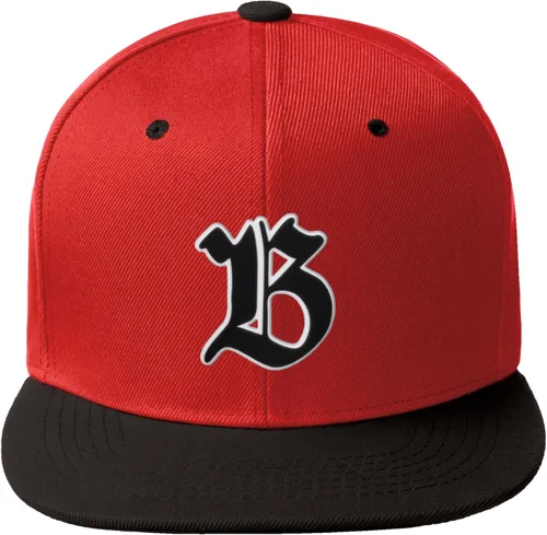 Miniatura 1043 de Daxton Gorra clásica con visera de billete plano con letras del alfabeto inglés antiguo de la A a la Z