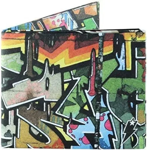 Miniatura 34 de SUPERVEK Cartera de papel: cartera delgada vegana, delgada, resistente al desgarro y al agua para hombre, The Great Wave, Regular