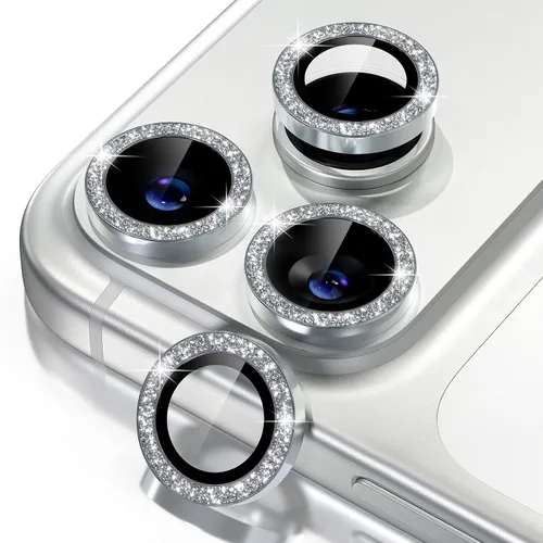 Miniatura 30 de Misea Compatible con iPhone 17 Pro/iPhone 17 Pro Max Protector de Lente de Cámara Brillante, Vidrio Templado 9H Cubierta de Cámara Protector