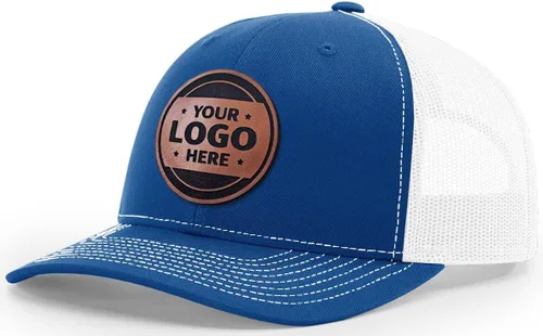 Miniatura 12 de Sombrero de parche de cuero de camionero personalizado grabado con láser
