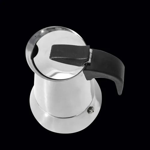 Miniatura 2 de Cafetera de café expreso, cafetera de acero inoxidable, cafetera italiana para el hogar y campamento, 4 tazas