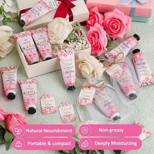 Miniatura 5 de VISCOO 60 juegos de crema de manos para baby shower, regalos de crema de manos de boda, regalos de fiesta de baby shower, regalos para invitados