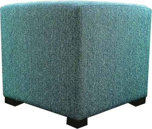 Miniatura 19 de MJL Furniture Designs Merton Collection - Otomana moderna tapizada de tela, con reposapiés de 4 botones, serie Dawson, Brindle