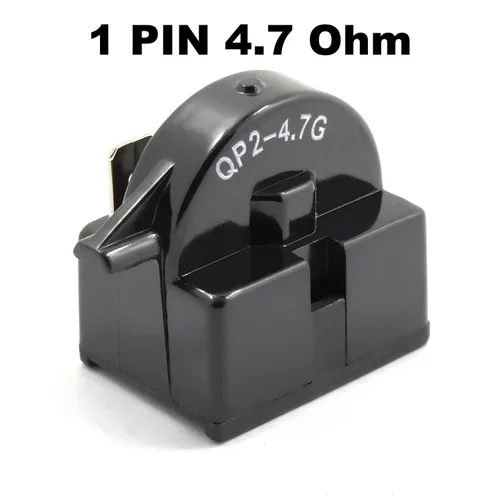 Miniatura 2 de Nuevo Relé de Arranque QP2-4.7 para Refrigerador PTC de 4.7 Ohm, 1 Pin para Compresor Vissani Danby