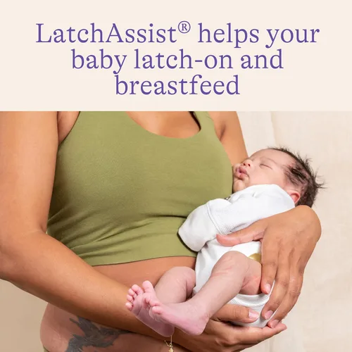Miniatura 2 de Lansinoh LatchAssist Nipple Everter para lactancia con 2 tamaños de brida (19 mm y 24 mm) y estuche protector
