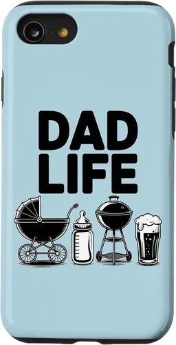 Miniatura 18 de Dad Life Beer Stroller Bottle Grill Adorable Father Case for iPhone 16