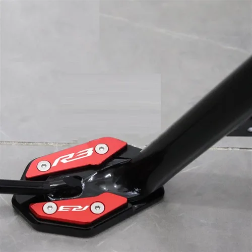 Miniatura 5 de Soporte de extensión lateral de pie para motocicleta para Yamaha YZF R3 R25 MT03 MT25 2019 2022 MT 03 25 R 3 25 (color: MT03 azul)
