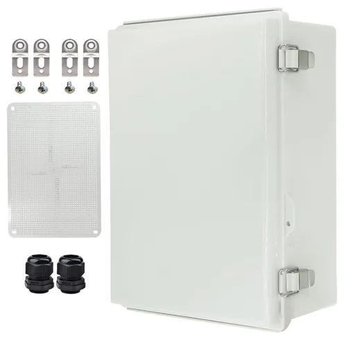 Miniatura 32 de Caja Eléctrica Impermeable para Exteriores Caja de Conexiones Resistente a la Intemperie IP67 Carcasa de Plástico ABS Caja de Proyecto