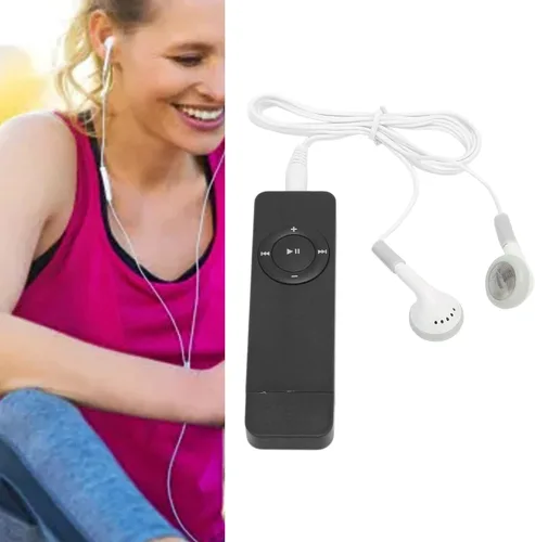 Miniatura 2 de Mini reproductor de MP3 para niños, reproductor de música HiFi sin pérdidas, MP3 Walkman, soporta hasta 64 GB, mini reproductor de música portátil