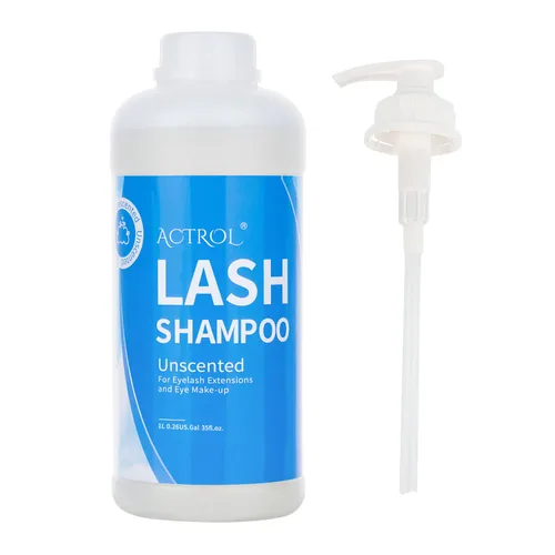 Miniatura 13 de ACTROL Limpiador de extensiones de pestañas Cherry Blossom 2L Natural Lash Extension Shampoo Professional Eyelid Foaming Cleanser Parabenos &