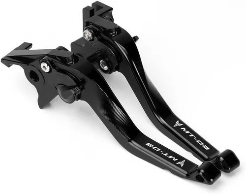 Palancas de embrague de freno corto para motocicleta compatibles con Yamaha MT-03 2018-2022 2023 2024 2025 | Palancas delanteras más cortas Manijas
