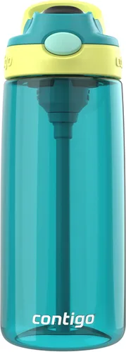 Miniatura 30 de Contigo Botella de agua con pajita para niños con tapa AUTOSPOUT de 20 onzas, arándano Azul (Arándano)
