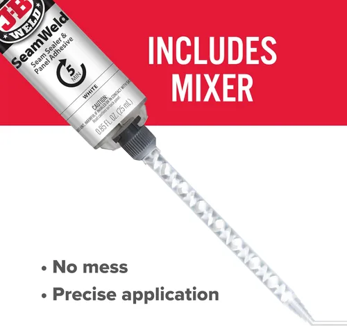 Miniatura 3 de J-B Weld SeamWeld, 0.8 fl oz, blanco