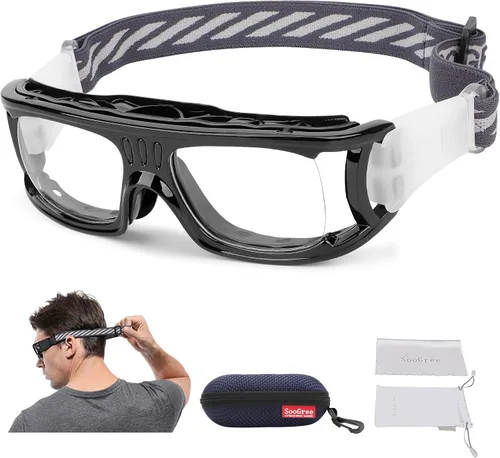Miniatura 6 de SooGree Gafas deportivas para hombre, gafas protectoras antivaho para baloncesto