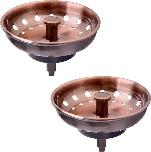 Miniatura 12 de KONE Colador de Drenaje para Fregadero Dorado Tapón y Colador para Fregadero de Acero Inoxidable Cesta Coladora para Fregadero de Cocina de Repuesto