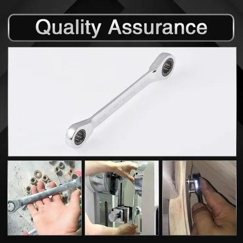 Miniatura 7 de KATUR 1 llave métrica de doble caja, llave de extremo de caja de doble anillo de cromo vanadio, herramientas manuales de reparación de automóviles