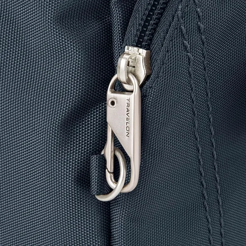 Miniatura 6 de Travelon Bolsa bandolera clásica antirrobo esencial, color negro