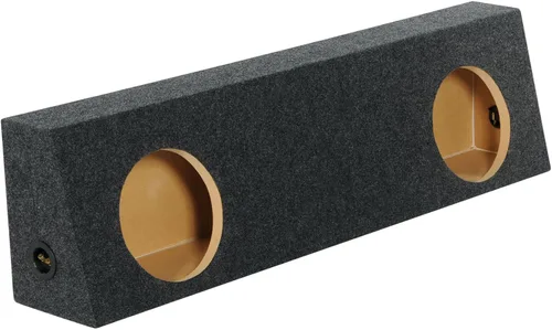 Rockville RD10-T - Caja de subwoofer doble sellada de 10 pulgadas, 0.85 pies cúbicos por sub, MDF de 3/4 pulgadas, fabricado en EE. UU., apto para