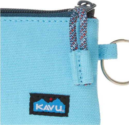 Miniatura 29 de KAVU Stirling Cartera delgada de lona de algodón con cremallera de doble cara
