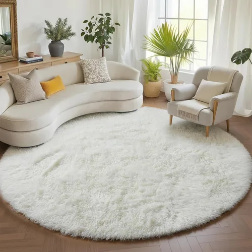Miniatura 55 de ONASAR - Alfombra de pasillo negra de 2 x 6 pies, esponjosa, lavable, ultrasuave, afelpada, peluda, tapete para bebés, dormitorio de niños, armario