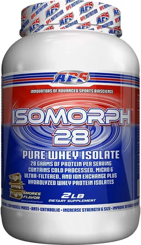 Miniatura 7 de APS Nutrition Isomorph 28 Proteína en polvo Aislado de suero puro Aislados prensados en frío, ultrafiltrados e intercambio iónico 0.99 oz