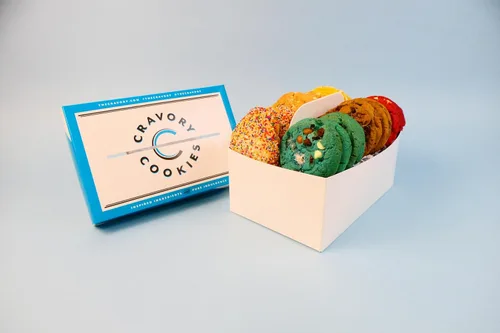 Miniatura 2 de The Cravory: Galletas recién horneadas – La mezcla más vendida – 18 galletas, 2.0 onzas cada una – Sabores surtidos – Horneadas frescas – Postre