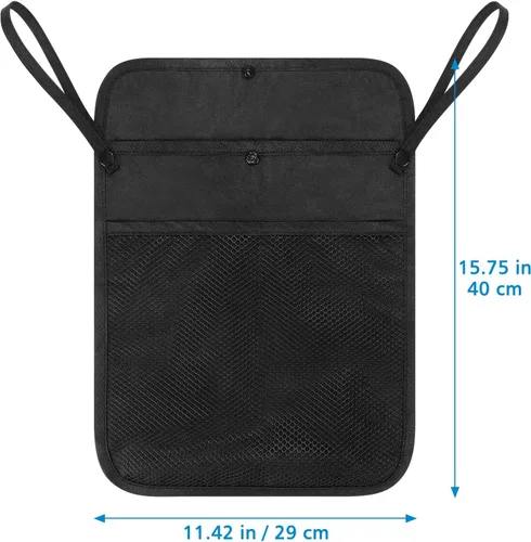 Miniatura 7 de Accmor Organizador universal de cochecito, bolsa de malla para Uppababy, Nuna, Britax, Doona, cochecitos de malla ajustable antideslizante