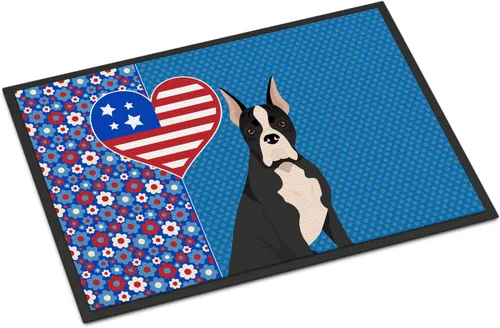 Miniatura 72 de Caroline's Treasures WDK5119JMAT Airedale Terrier USA - Tapete para interiores o exteriores, 24 x 36 pulgadas, tapete para puerta delantera